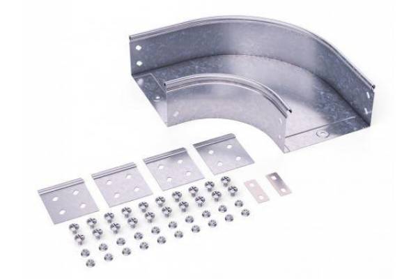 Угол для лотка горизонтальный 90град. 150х50 CPO 90 в комплекте с крепеж. элементами DKC 36003K