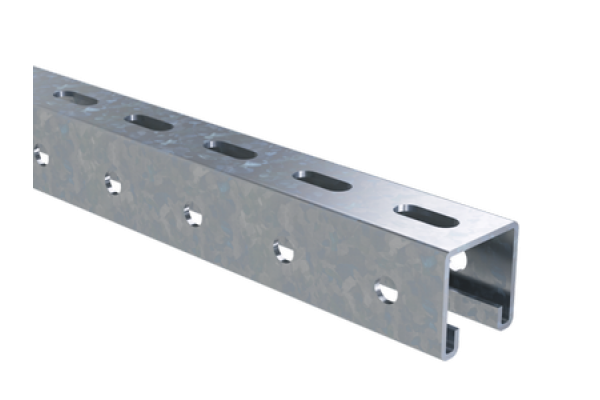 Профиль С-образный перф. LAS 41х41 L3000 сталь 2.5мм DKC BPM4130