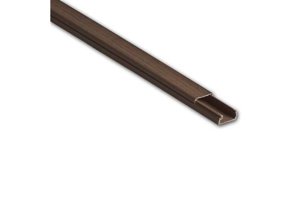 Кабель-канал 20х10 L2000 пластик дуб (темн. основа) Ruvinil РКК-20х10-08М