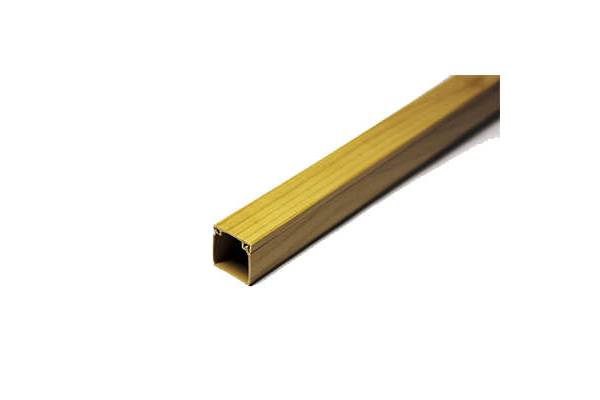 Кабель-канал 16х16 L2000 пластик с двойным замком сосна УралПак КК-3116016-140