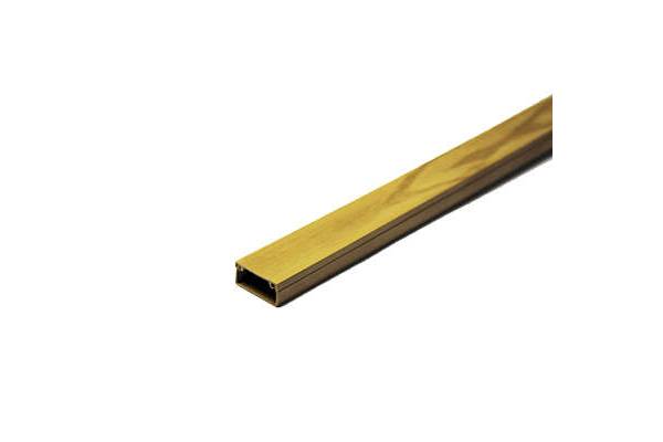 Кабель-канал 20х10 L2000 пластик с двойным замком сосна УралПак КК-3120010-160