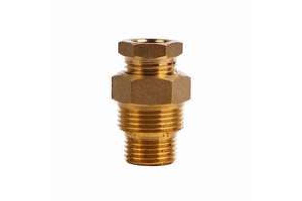 Комплект для ввода кабеля в трубу (сальник) с двойной резьбой 1/2 и 3/4 PROCONNECT 51-0610-2