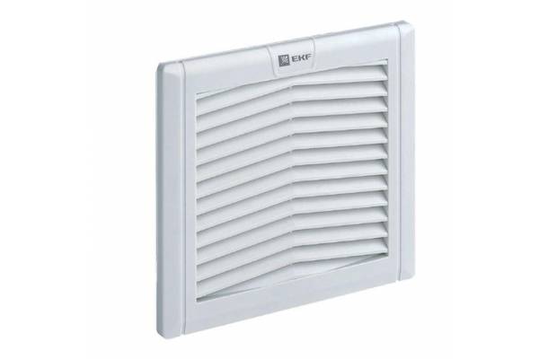 Решетка вентиляционная с фильтром 124x124мм IP54 PROxima EKF EXF52