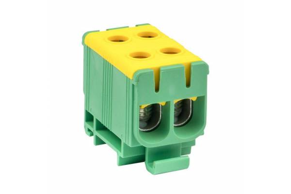 Клемма силовая вводная двойная КСВ 16-50кв.мм желт./зел. EKF plc-kvs2-16-50-y-green