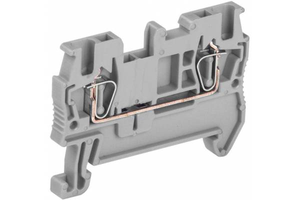 Клемма пружинная КПИ 2в-1.5 17.5А сер. IEK YZN11-001-K03