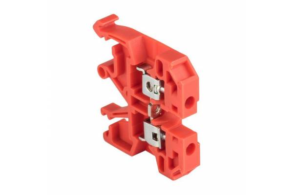 Колодка клеммная JXB-2.5/35 (25а) крас. EKF plc-jxb-2.5/35r