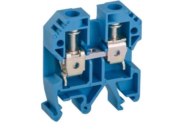 Клемма винтовая КВИ-6кв.мм синяя IEK YZN30-006-K07