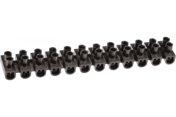 Колодка клеммная 1.5х6кв.мм 12пар NTB-UPP-S12-5/BL полипропилен черн. Navigator 71012