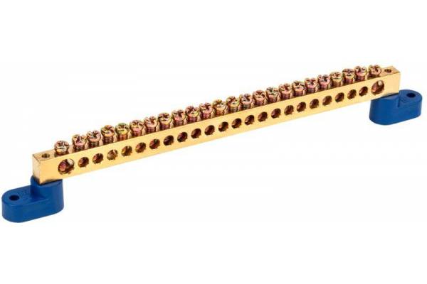 Шина нулевая ШНИ 8х12-24-У2-С на 2-х угл. изол. IEK YNN10-812-24C2-K07