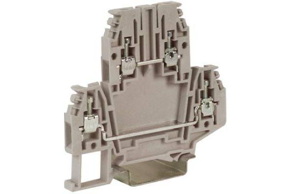 Зажим проходной DBC 2.5мм сер. DKC ZDB100GR