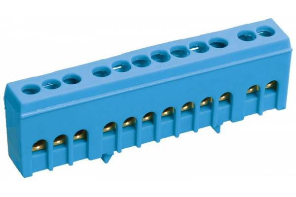 Шина нулевая в корп. изол. на DIN-рейку ШНИ-6х9-8-К-С IEK YNN10-69-8KD-K07