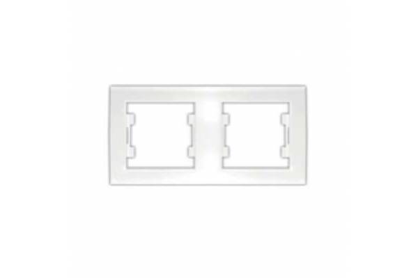 Рамка 2-м Бриллиант горизонт. бел. UNIVersal 7947465