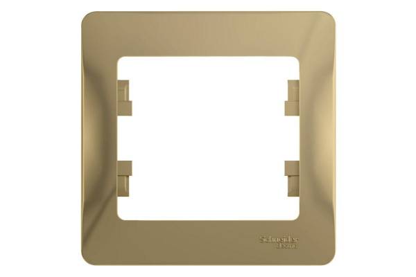 Рамка 1-м Glossa титан SchE GSL000401