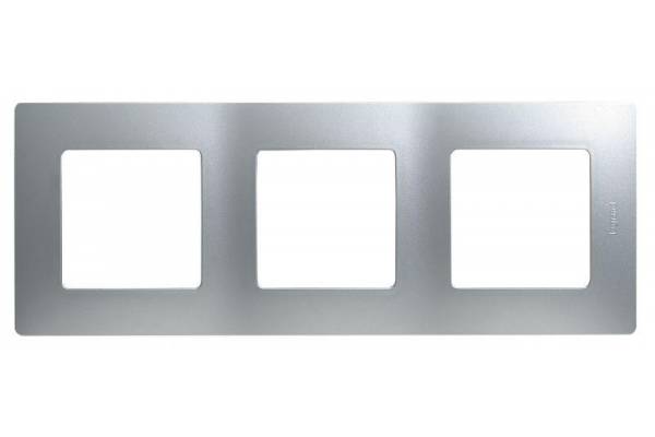 Рамка 3-м Etika алюм. Leg 672553