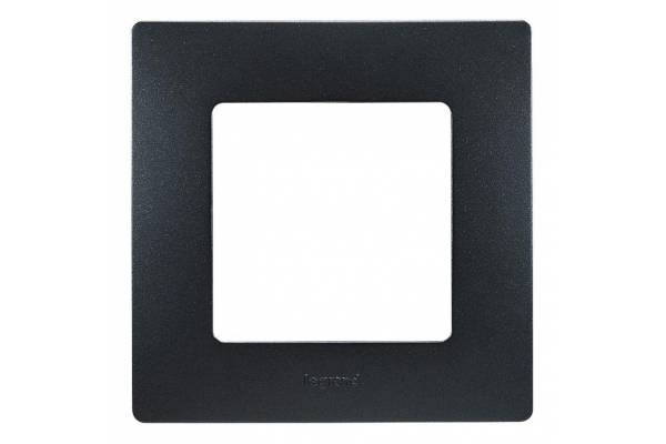 Рамка 1-м Etika антрацит Leg 672581
