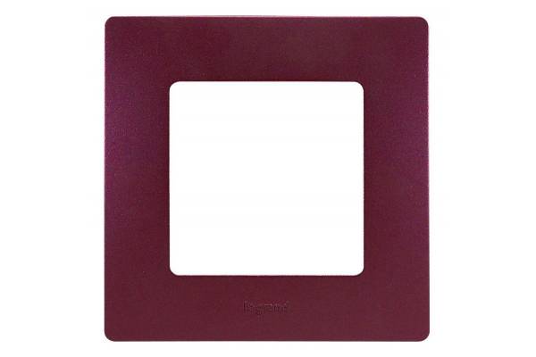 Рамка 1-м Etika сливовый Leg 672561