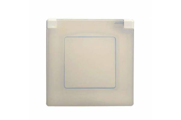 Рамка 1-м Etika IP44 с защ. крышкой сл. кость Leg 672560