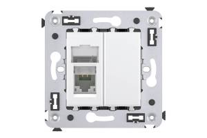 Розетка 1-м RJ-45 СП кат.5e Avanti 