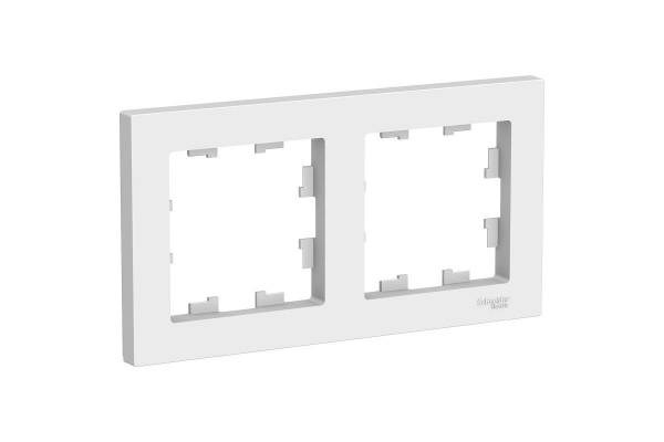 Рамка 2-м AtlasDesign универс. бел. SchE ATN000102