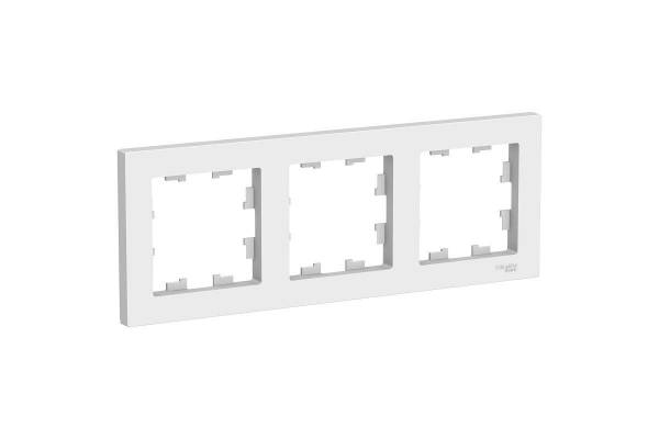 Рамка 3-м AtlasDesign универс. бел. SchE ATN000103
