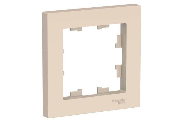 Рамка 1-м AtlasDesign беж. SchE ATN000201