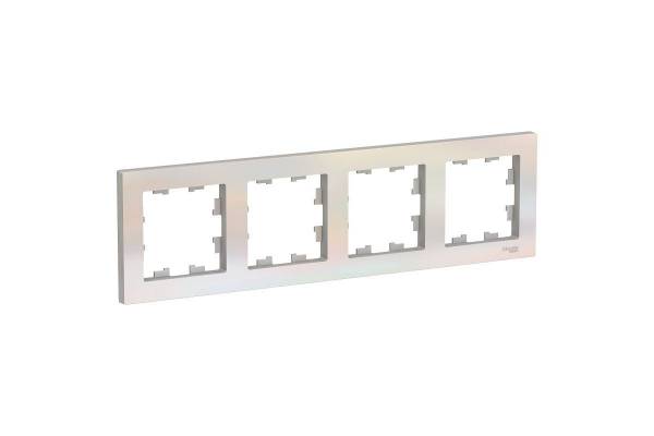 Рамка 4-м AtlasDesign универс. жемчуж. SchE ATN000404