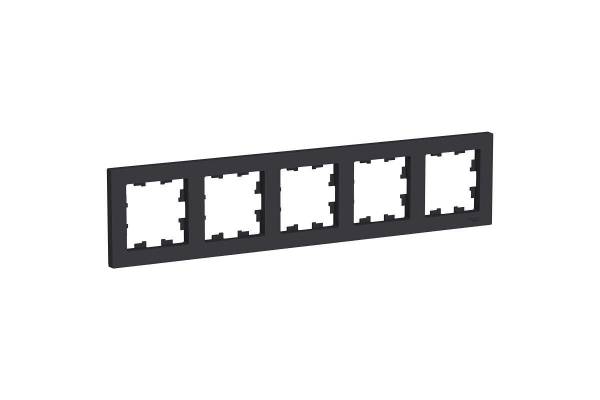 Рамка 5-м AtlasDesign универс. карбон SchE ATN001005