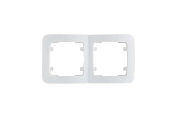 Рамка 2-м Lillium горизонт. бел. Makel 71012