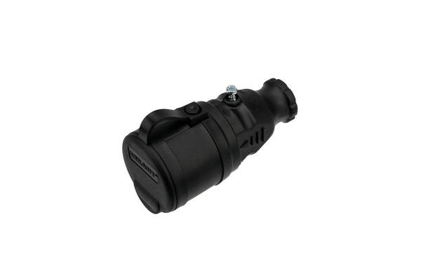 Розетка переносная влагозащ. с крышкой с/з 16А IP44 каучук Rexant 111-004