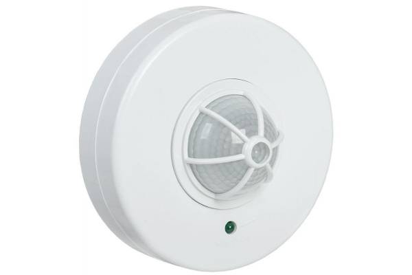 Детектор движения ДД 024В 1100Вт угол. обз. 180-360град. IP33 бел. IEK LDD11-024B-1100-001