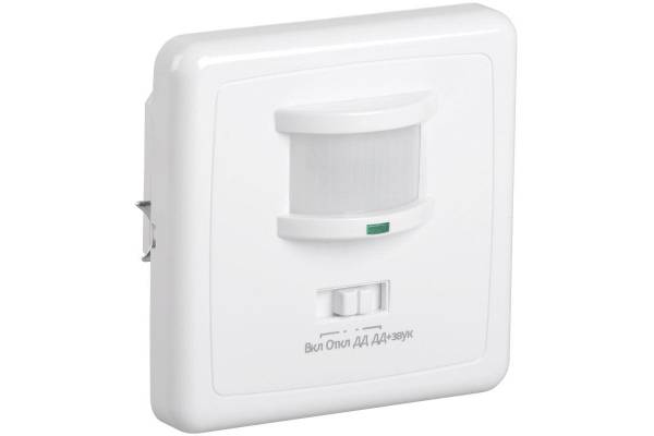 Детектор движения ДД 035 500Вт угол обз. 140град. дальн. 12м IP20 бел. IEK LDD12-035-500-001