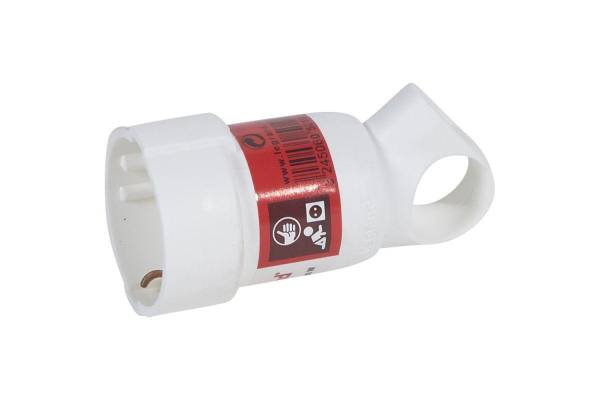 Розетка кабельная Helium 16А 2К+3 бел. с кольцом Leg 050191