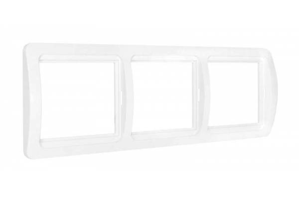 Рамка 3-м Валери гор. бел. UNIVersal ВР003Г