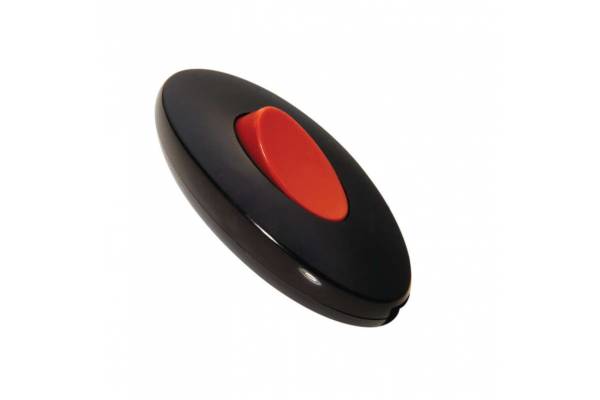 Переключатель на шнур черн. с кр. кл. Makel 10081