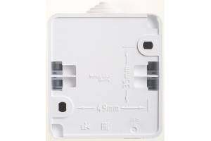 Переключатель 1-кл. ОП Этюд 10А IP44 10AX бел. SchE BA10-046B