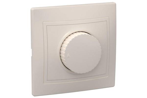 Светорегулятор поворот. СП КВАРТА IP20 ВСР10-1-0-ККм крем. IEK EDK10-K33-03-DM