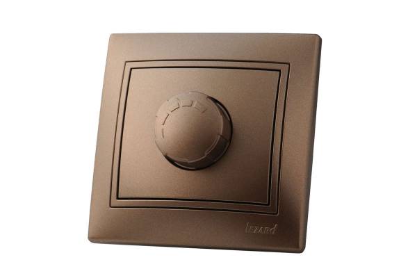 Светорегулятор СП 1000Вт Мира свет. корич. перламутр LEZARD 701-3131-157