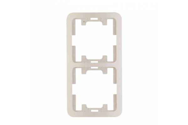 Рамка 2-м Mimoza верт. бел. Makel 22032