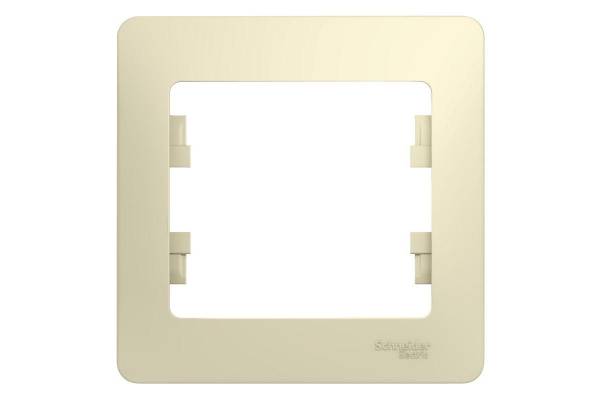 Рамка 1-м Glossa беж. SchE GSL000201