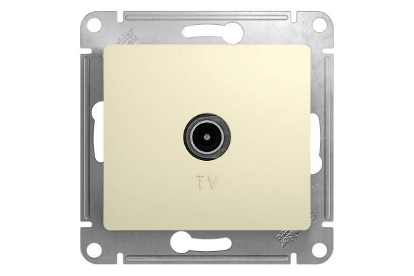 Механизм розетки TV 1-м СП Glossa 1DB беж. SchE GSL000291