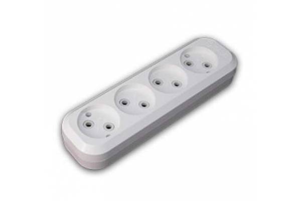 Колодка удлинителя 4-м без заземл. Makel MGP 141