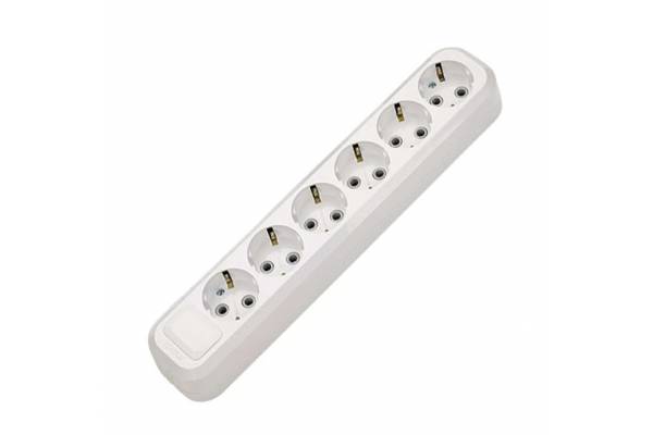 Колодка удлинителя 6-м с заземл. Makel MGP 181