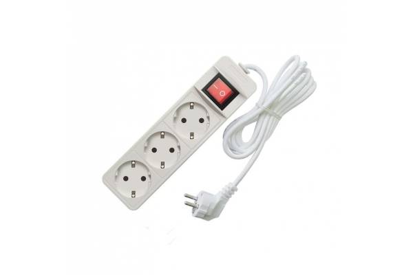 Удлинитель 3х3м с заземл. 10А IP20 2.2кВт с выкл. Союз 481S-7303
