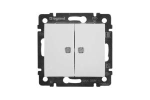 выкл. 2 с/п LEGRAND 774428 б