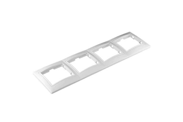 Рамка 4-м СП Севиль горизонт. бел. UNIVersal С0046