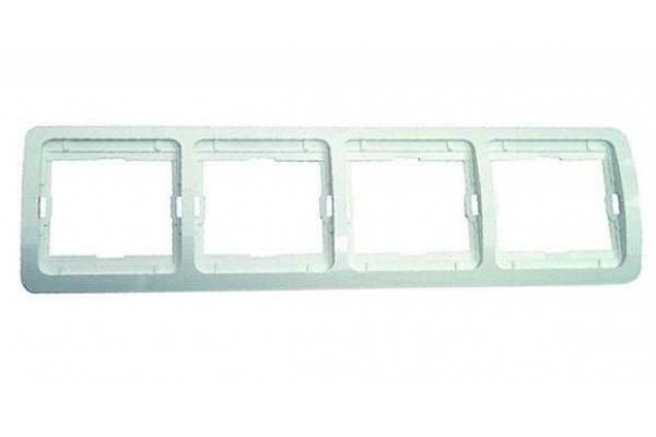 Рамка 4-м Mimoza горизонт. крем Makel 32039