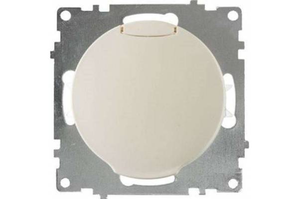 Механизм розетки 1-м СП Florence 16А IP20 с заземл. винт. контакты с крышкой беж. 1E10501301 OneKeyElectro 2172791