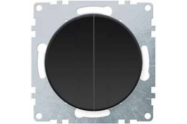 Механизм выключателя 2-кл. СП Florence 10А IP20 черн. 1E31501303 OneKeyElectro 2172822