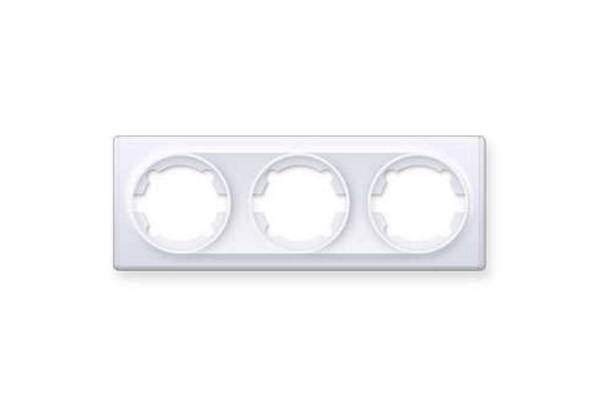 Рамка 3-м Florence бел. 1E52301300 OneKeyElectro 2172784