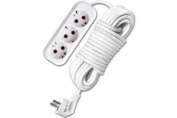 Удлинитель 3х10м с заземл. 10А IP20 У10-554 ПВС 3х1 UNIVersal 554-10